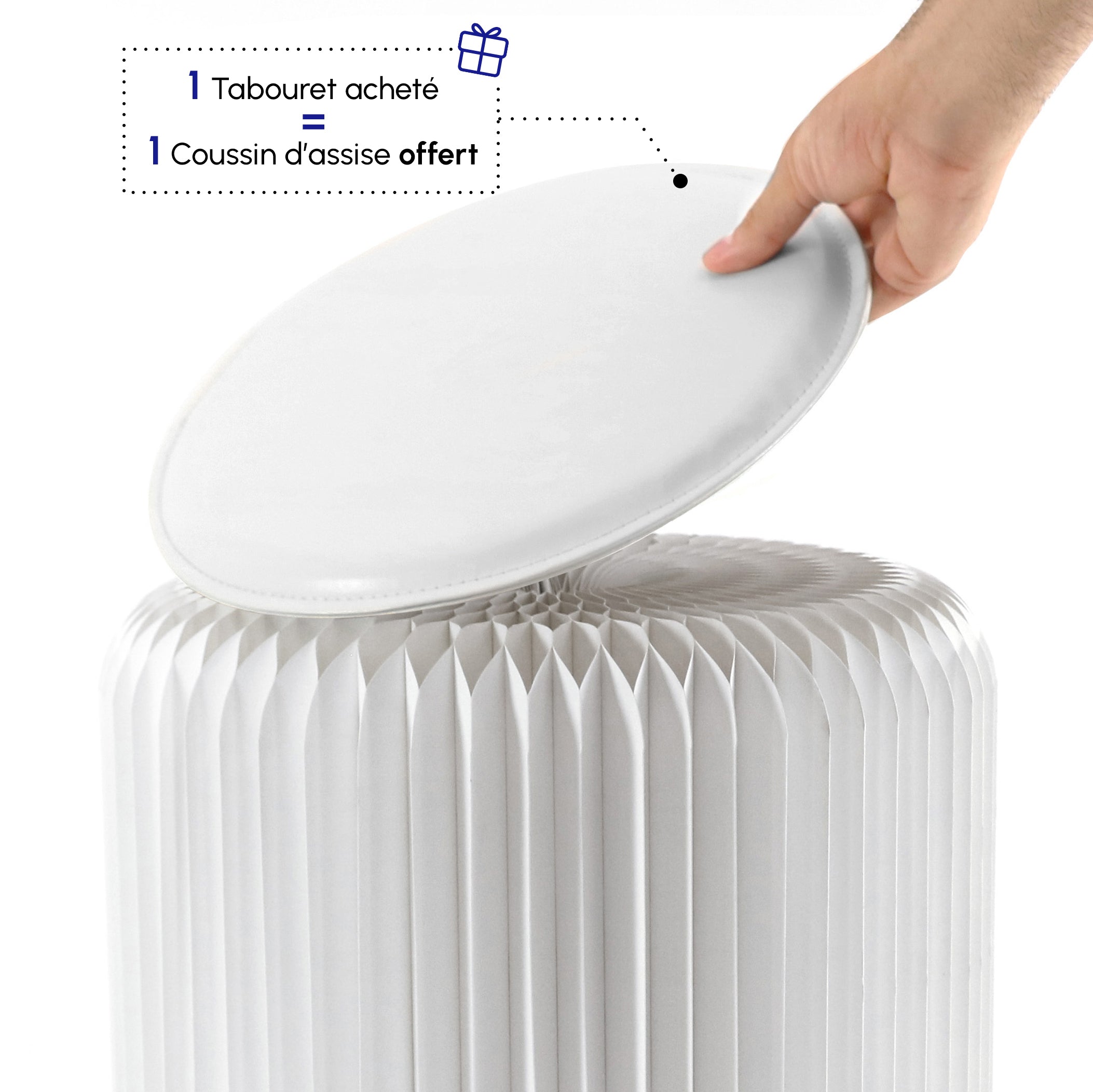 Tabouret pliable, Léon