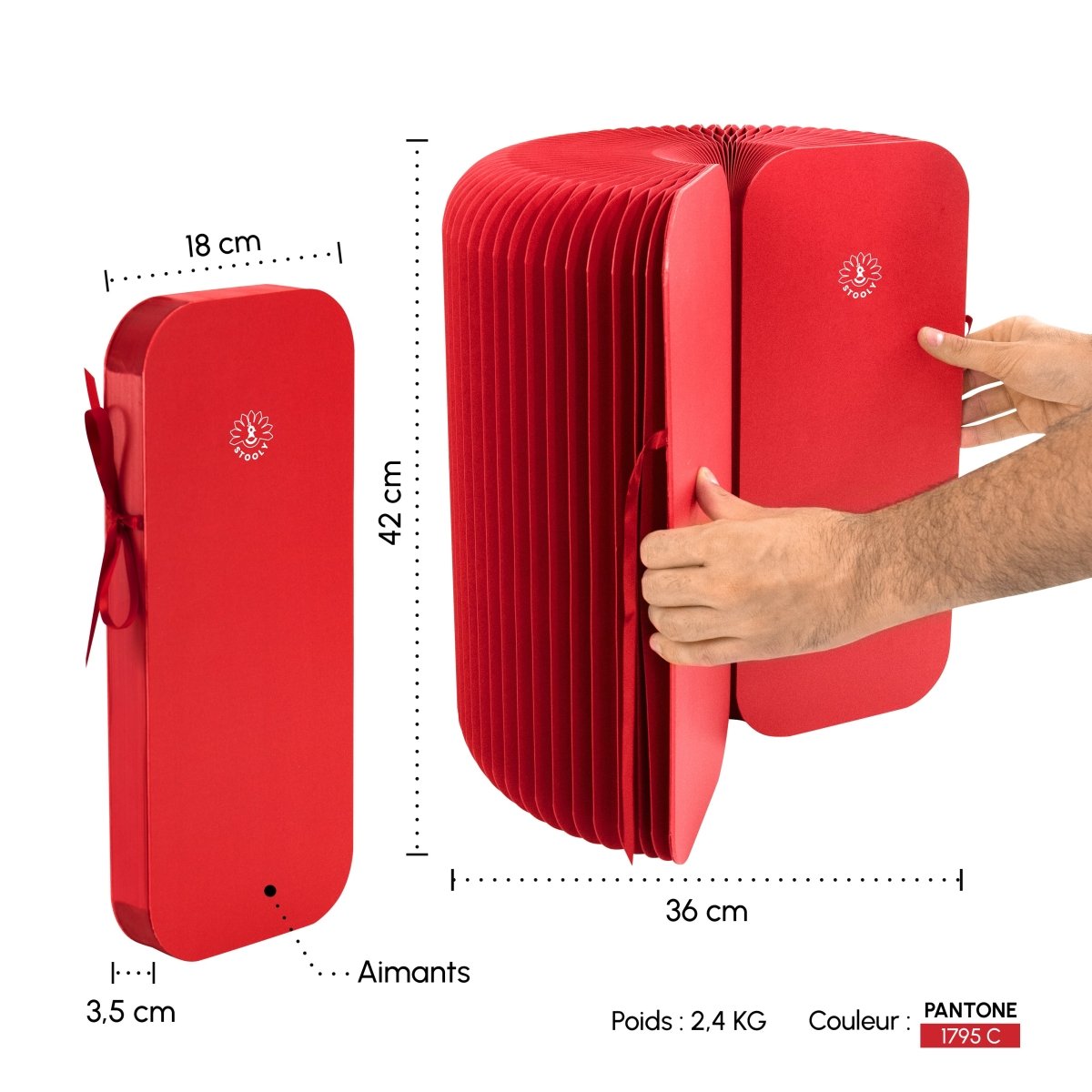 Offre French Days best - seller - Tabouret pliable, Léon 42 cm - Stooly