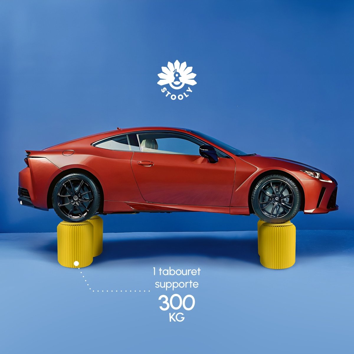 Offre French Days best - seller - Tabouret pliable, Léon 42 cm - Stooly