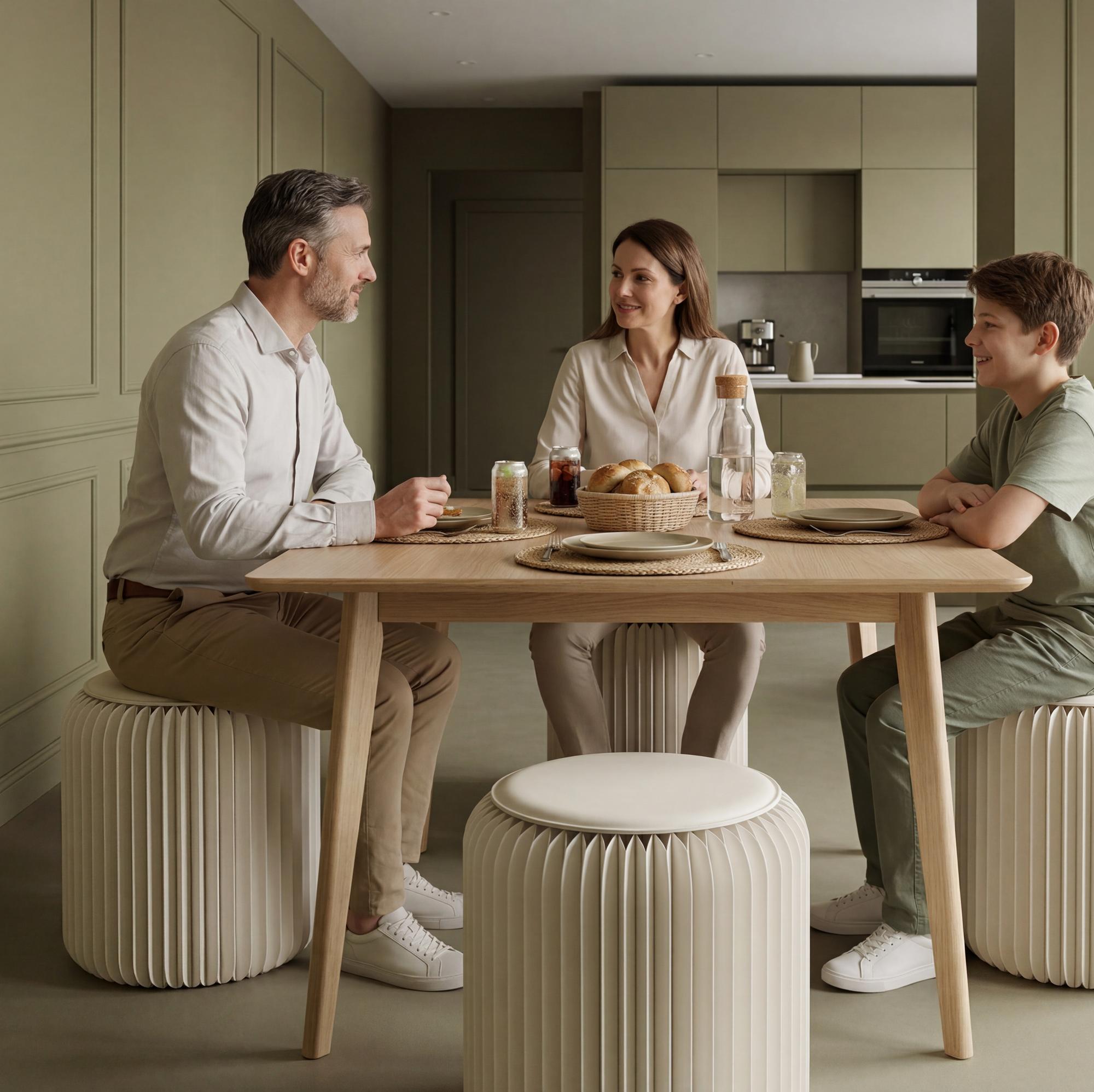 Tabouret pliable, Léon