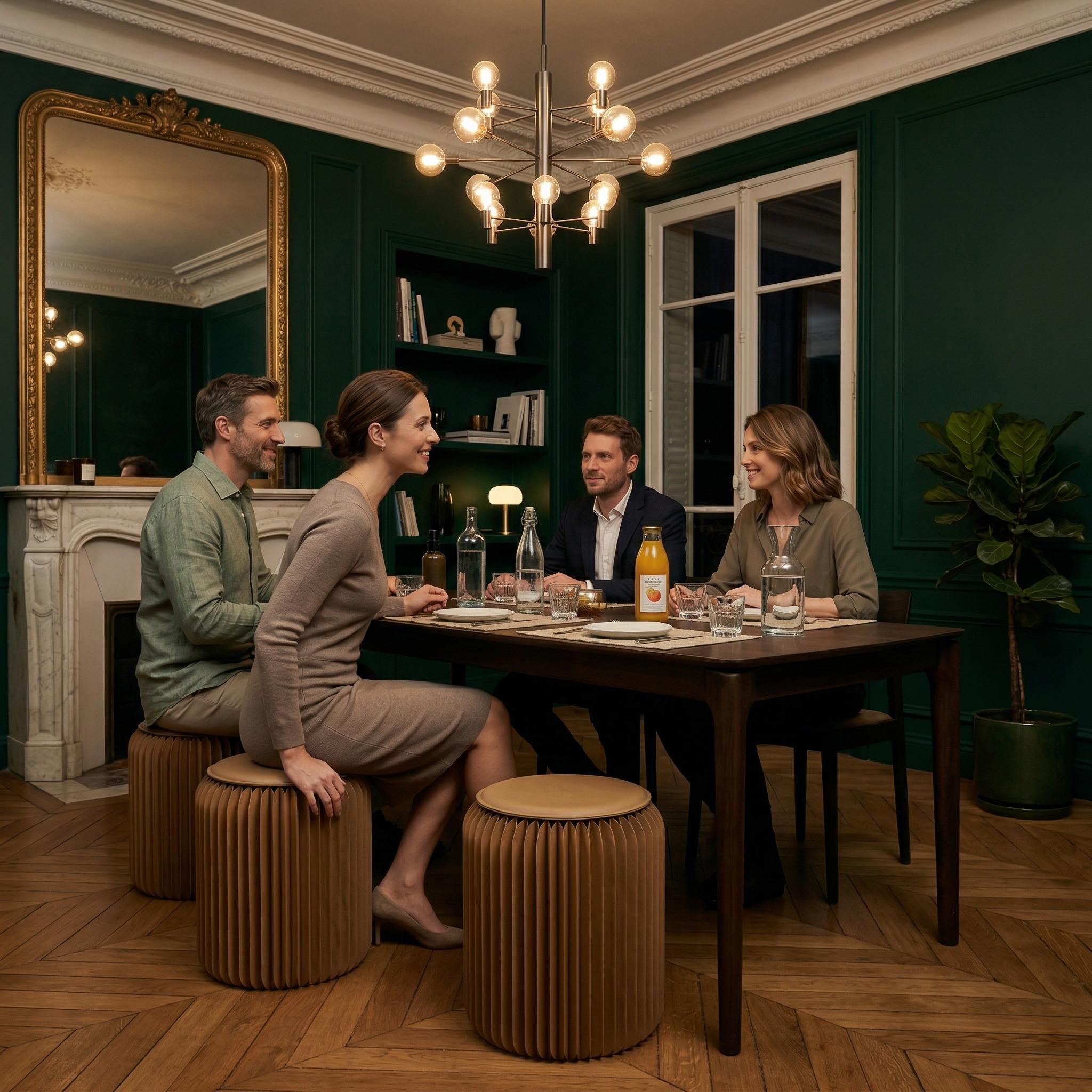 Tabouret pliable, Léon