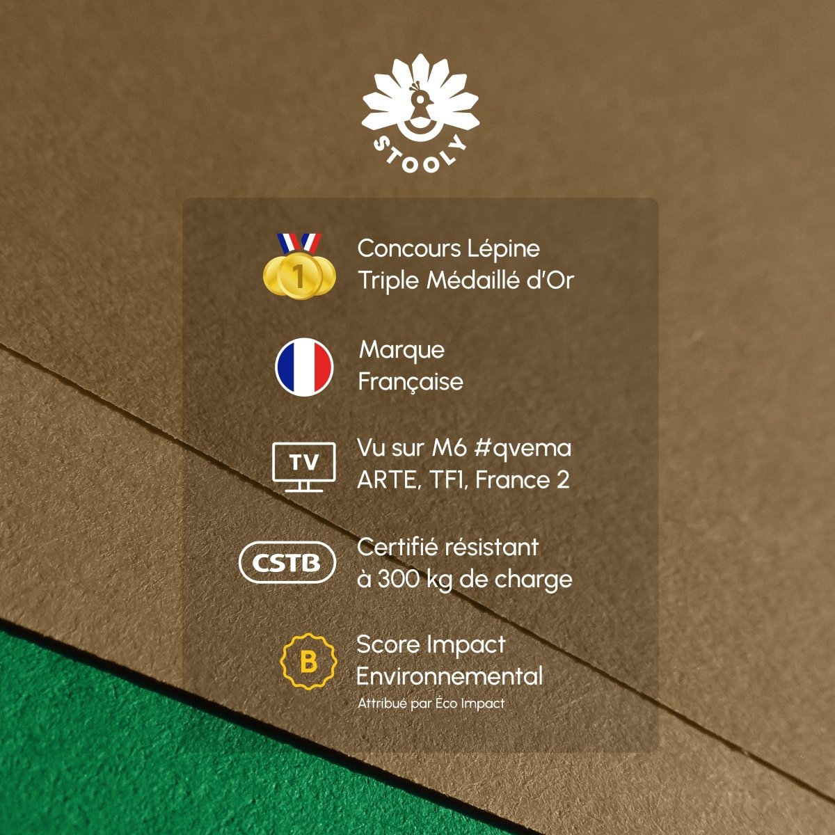 Tabouret pliable, Léon - Stooly