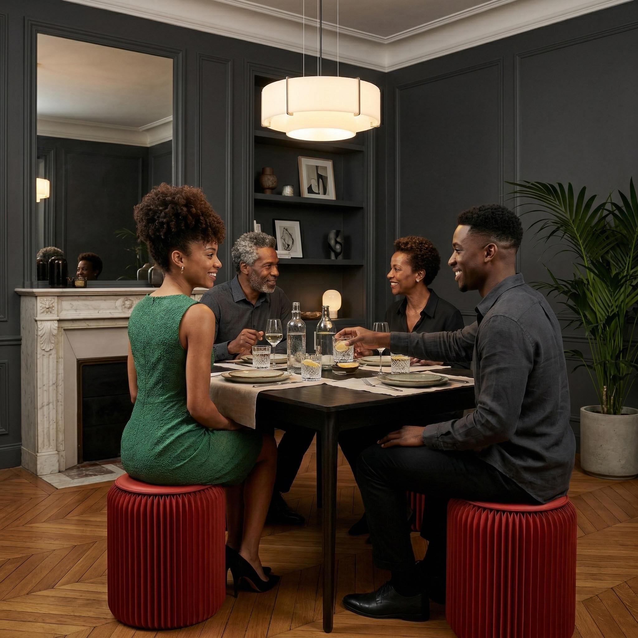 Tabouret pliable, Léon