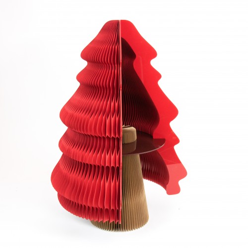 Sapin pliable rouge