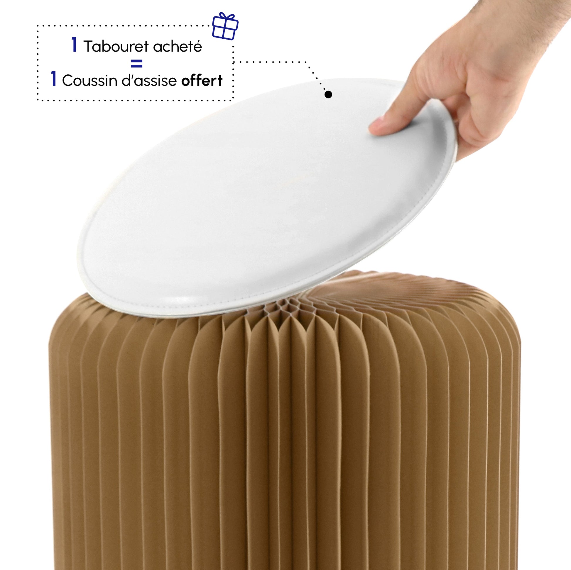 Tabouret pliable, Léon