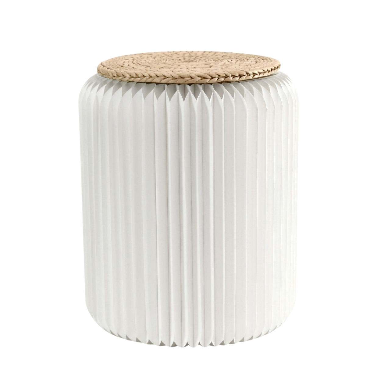 Tabouret pliable blanc Sacré-Cœur, Léon