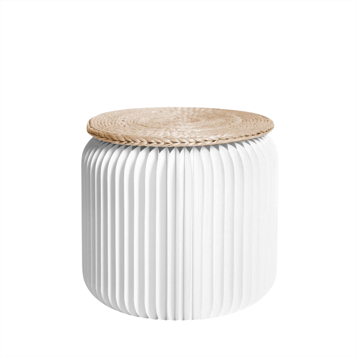 Tabouret blanc 28 cm