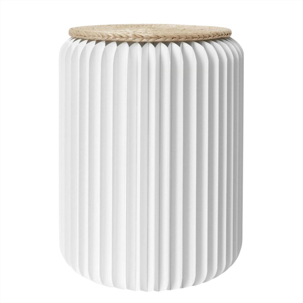 Tabouret blanc 50 cm