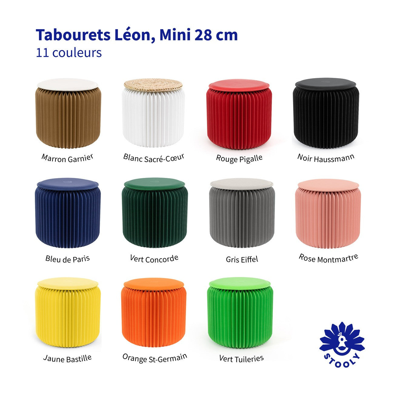 Tous les tabourets 28 cm