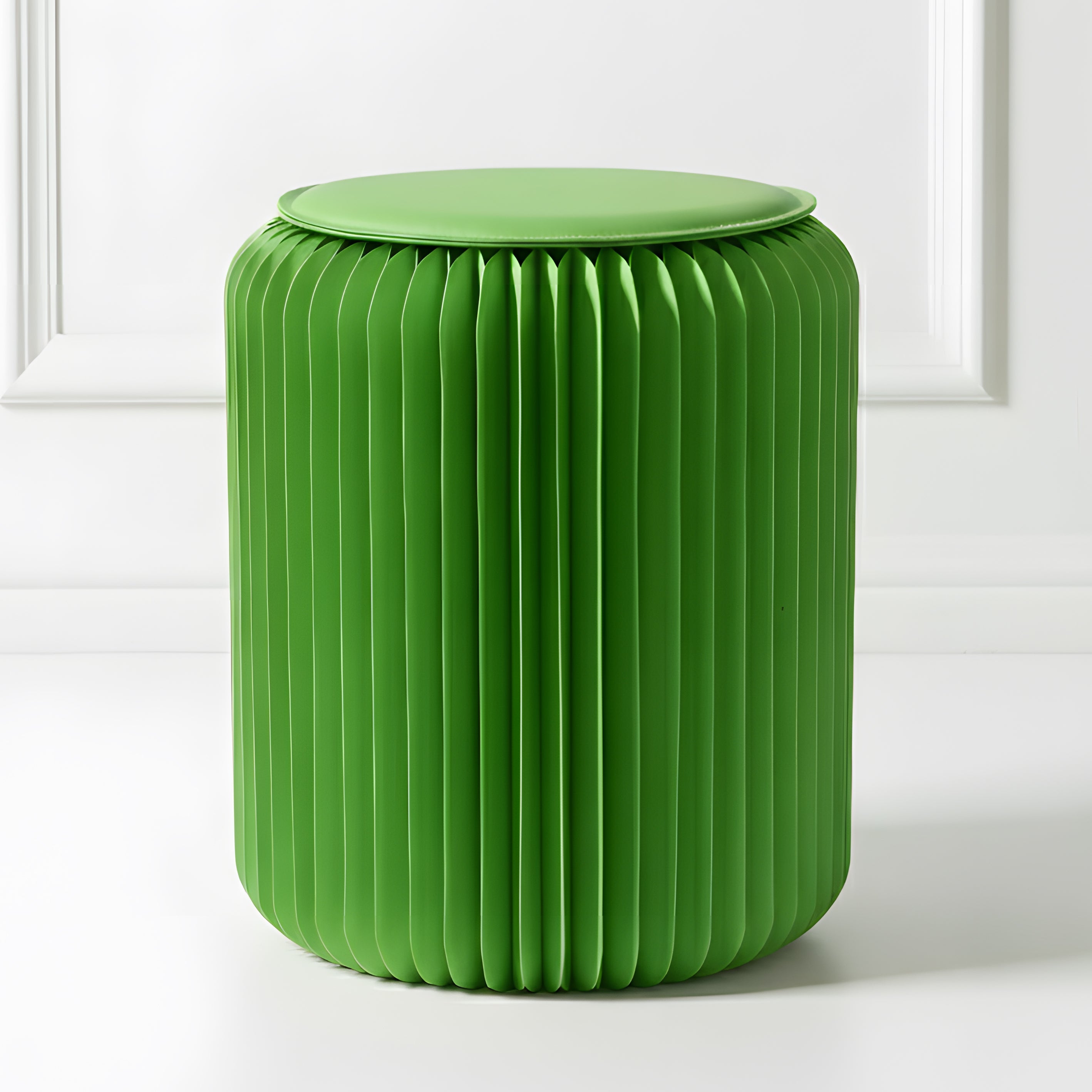 Tabouret Pliable 3 Pieds Camping Pêche – Charge 100 Kg, Sangle Transport, Léger & Stable, Vert Olive
