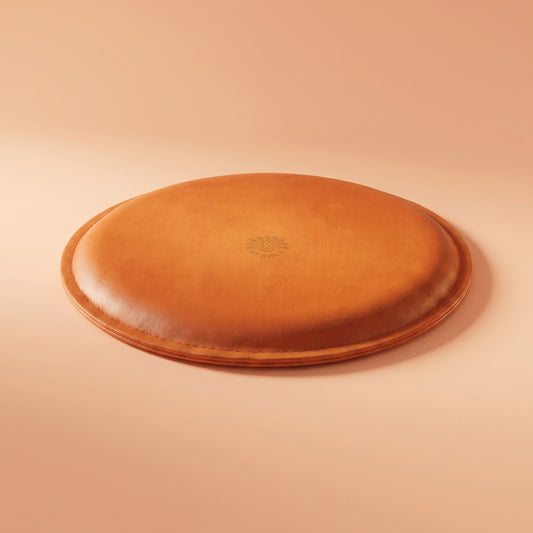 Faux leather seat cushion for stools