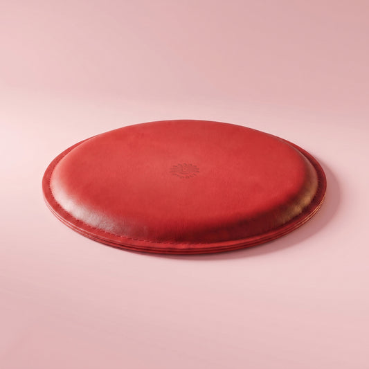 Faux leather seat cushion for stools