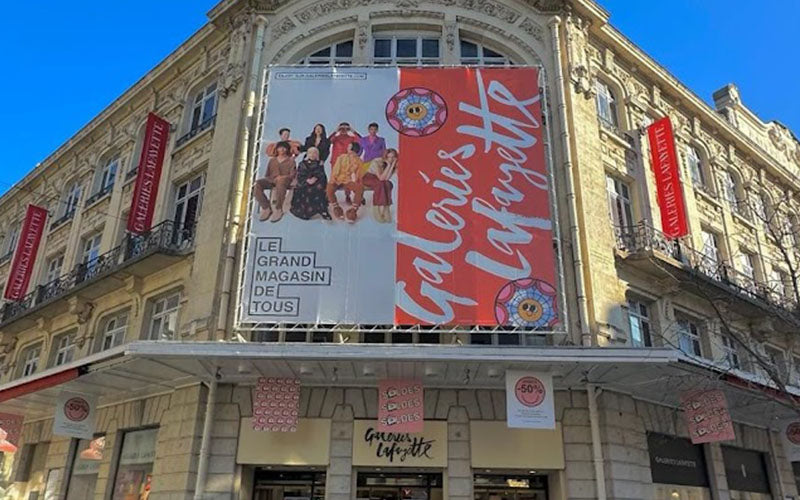 Vue sur la boutique Galeries Lafayette Dijon