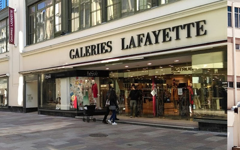 Vue sur la boutique Galeries Lafayette Le Mans