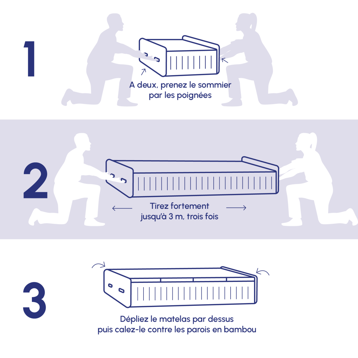 Lit pliable - Sommier avec matelas, Jules Maxi - Stooly