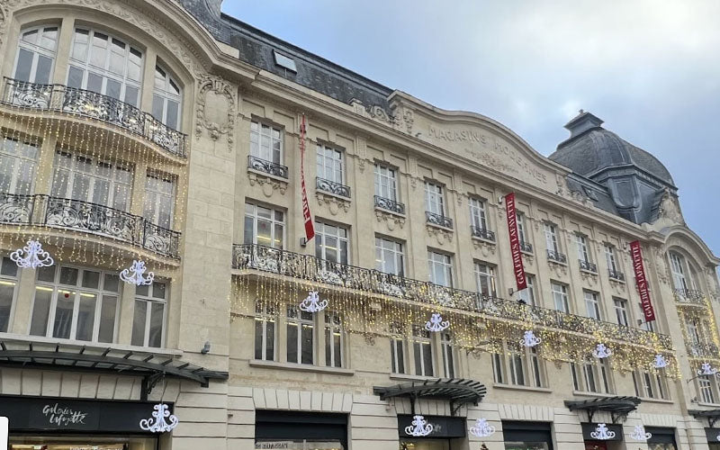 Vue sur la boutique Galeries Lafayette Reims