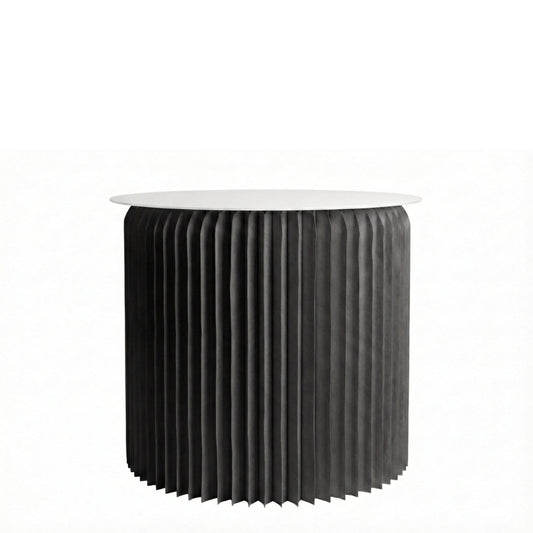 Table ronde pliable, Anne