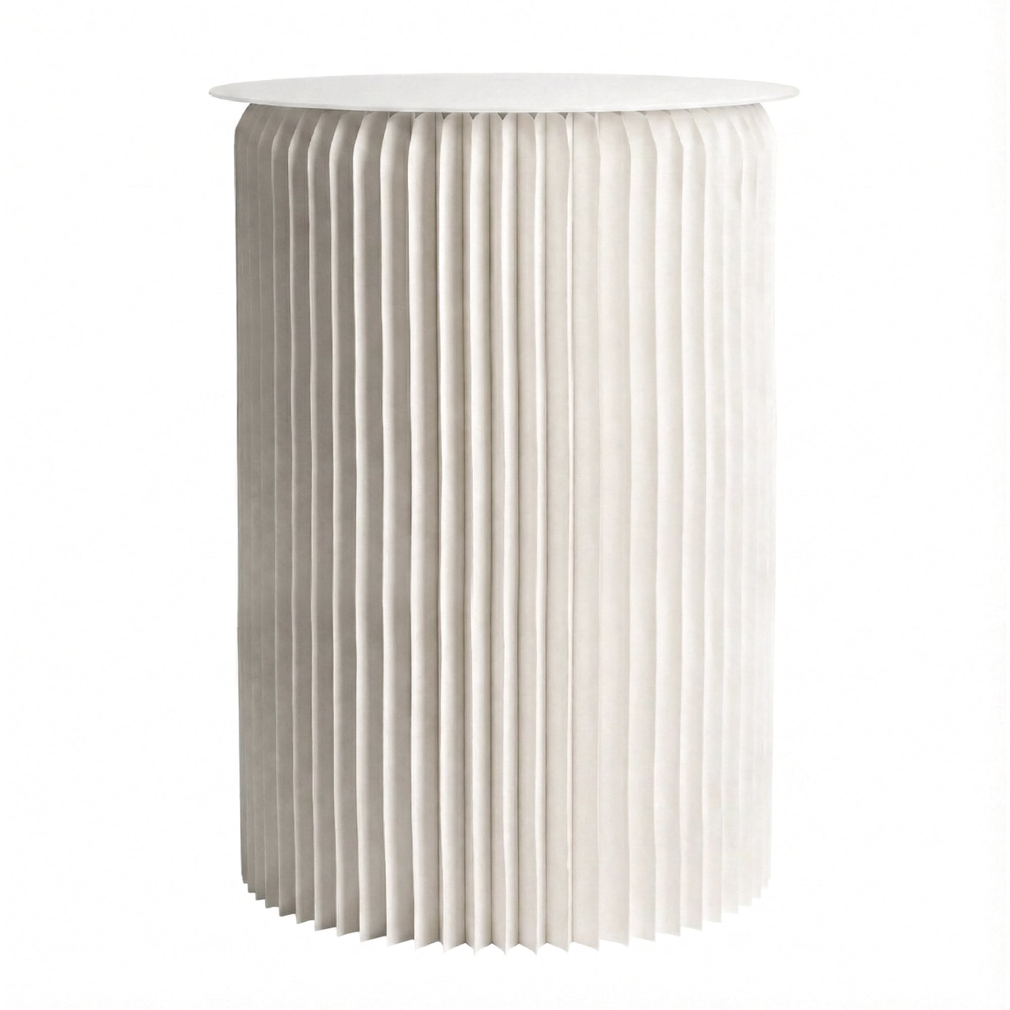 Table ronde pliable, Anne