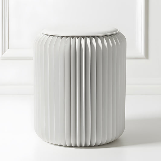 Tabouret pliable blanc Sacré - Cœur, Léon - Stooly