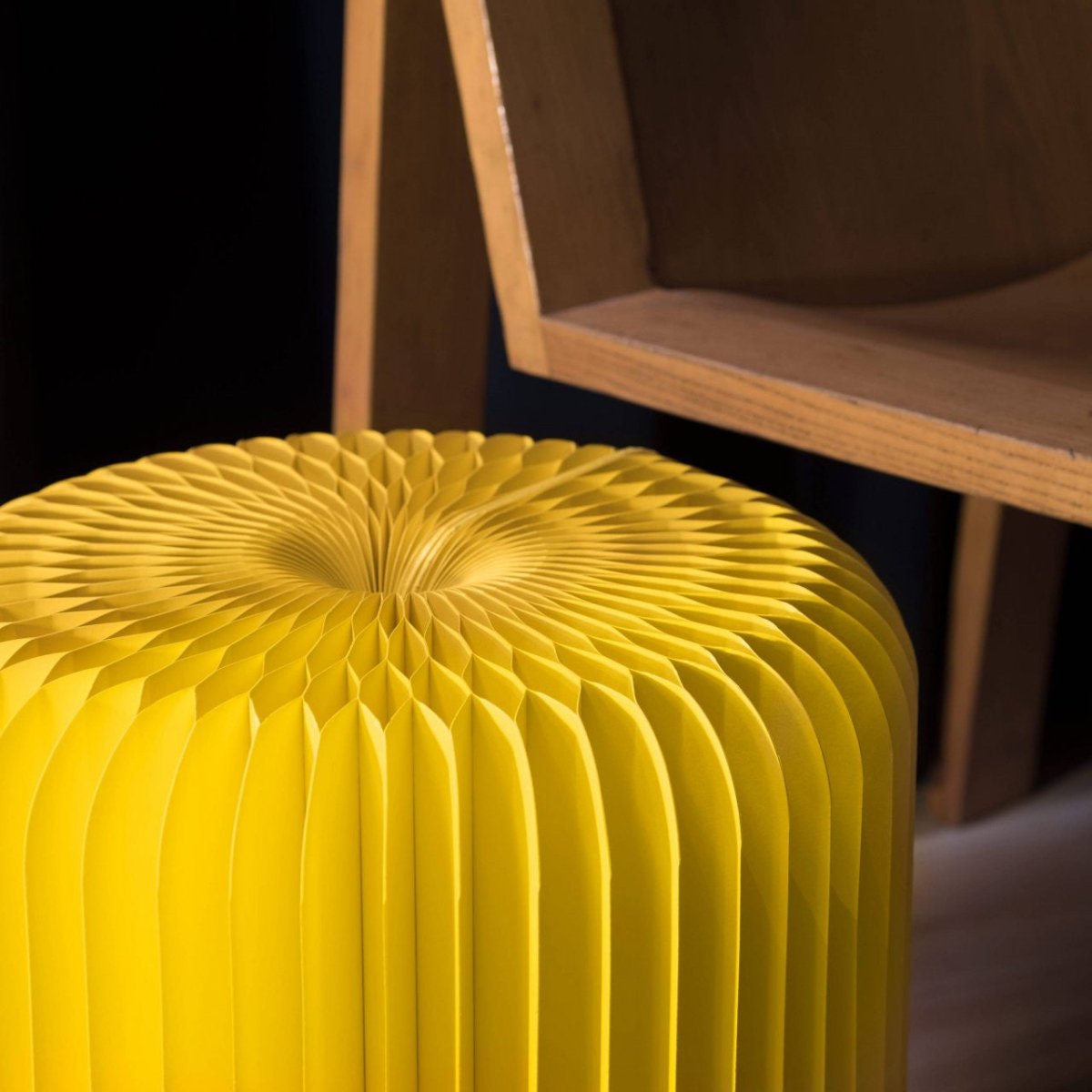 Tabouret pliable Jaune Bastille, Léon - Stooly