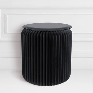 Tabouret pliable Noir Haussmann, Léon - Stooly