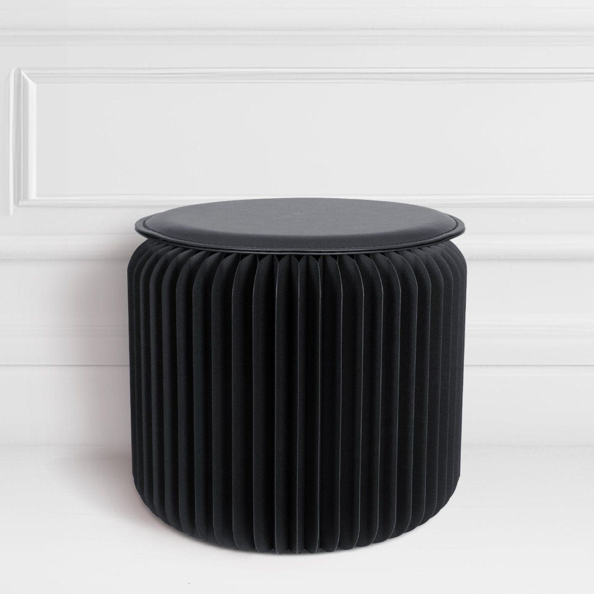 Tabouret pliable Noir Haussmann, Léon - Stooly