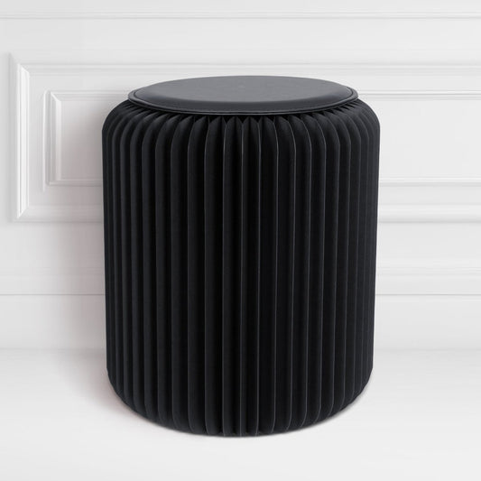 Tabouret pliable Noir Haussmann, Léon - Stooly