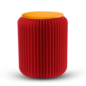 Tabouret pliable Rouge Pigalle, Léon - Stooly