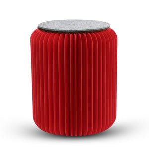 Tabouret pliable Rouge Pigalle, Léon - Stooly