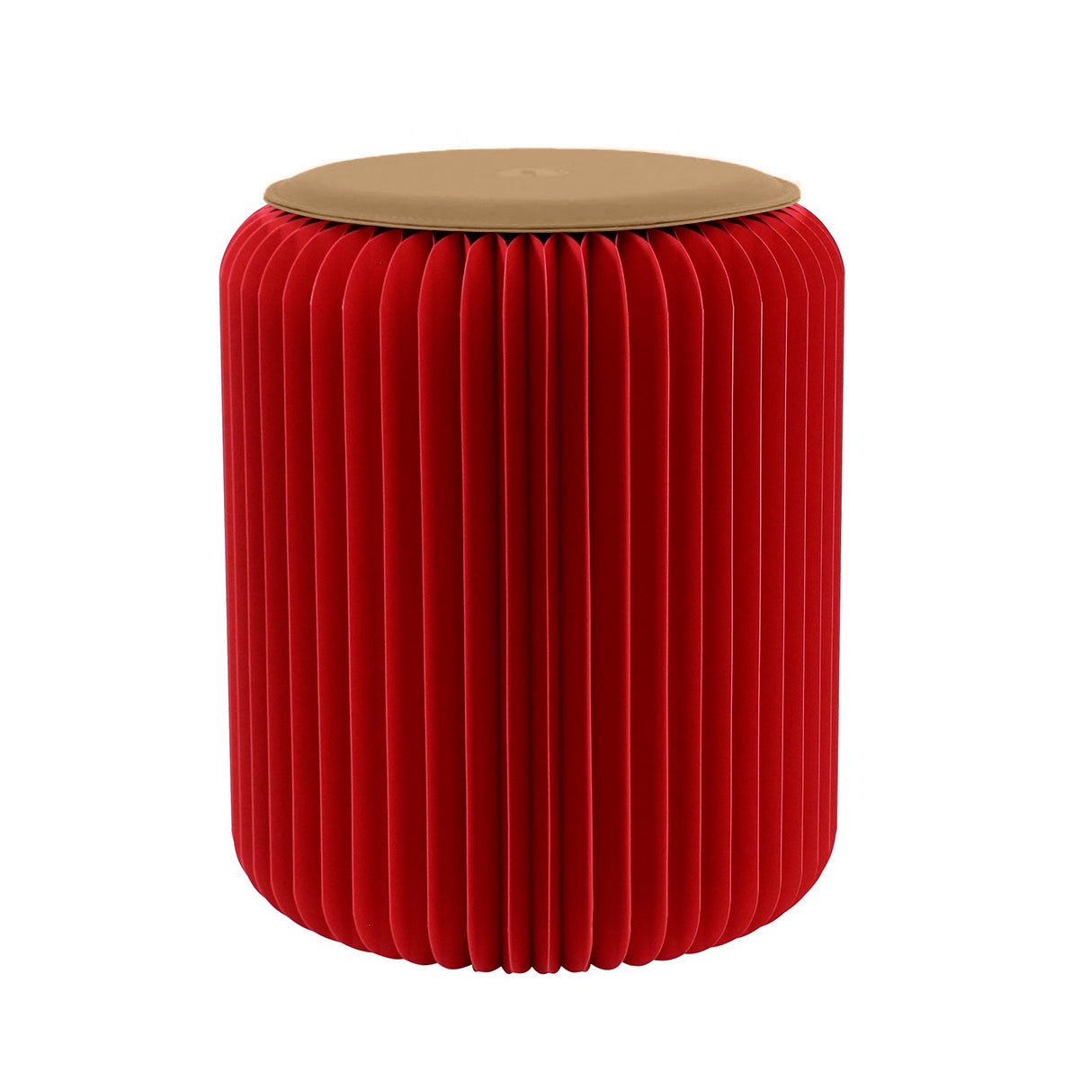 Tabouret pliable Rouge Pigalle, Léon - Stooly