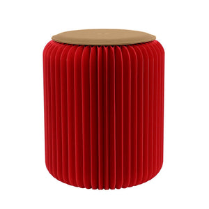 Tabouret pliable Rouge Pigalle, Léon - Stooly